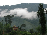 Le Kathok Gompa dans les hauteurs de Yuksom