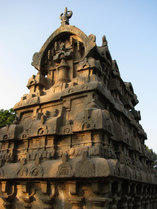 Toiture d'un petit temple