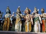 Rangée de statues