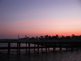 Sunset at seaside