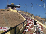 Thimo near the Vinayaka temple on the rock top