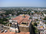 View on the Rock Fort from the temple