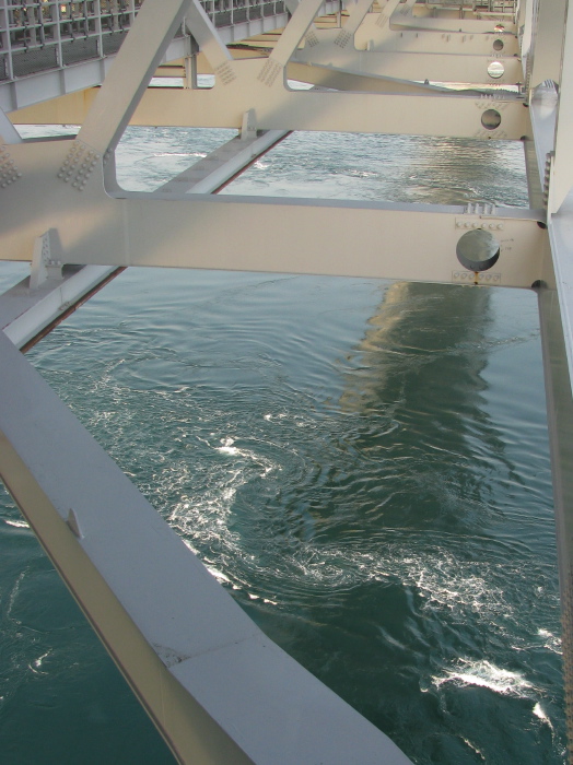 View on the Naruto whirlpools