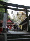 Oku-sha Shrine at the end of the Kompira-san way