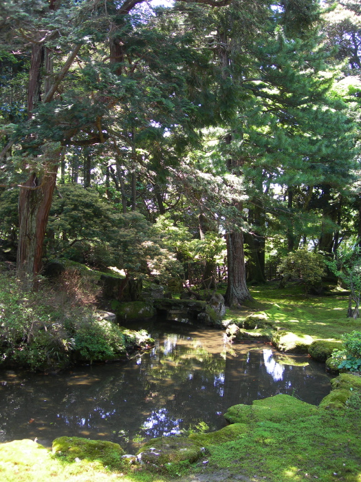 Parc bordant la maison