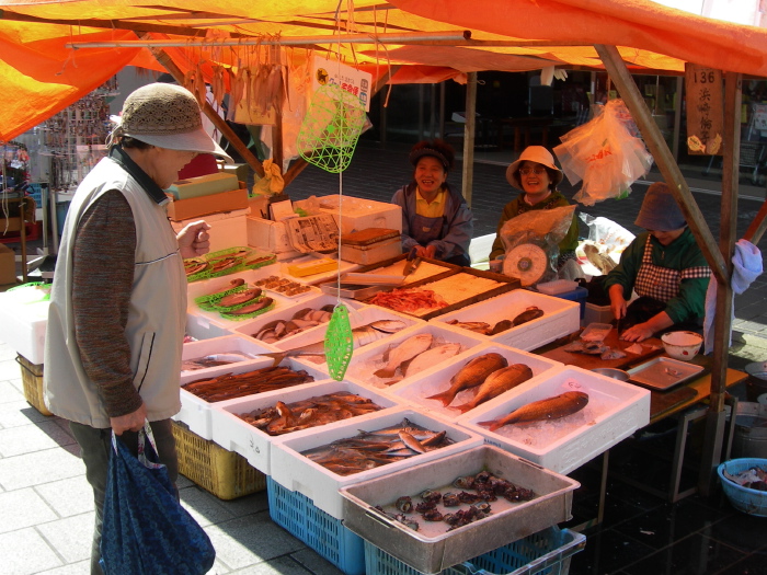 A market stand