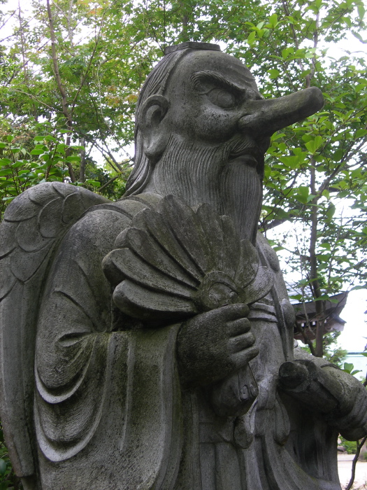 Statue of a mystical person