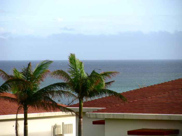 Ocean seen from our hotel