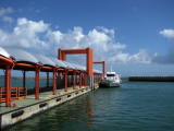 Passenger dock of Iriomote-jima Island