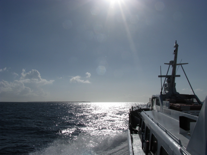 On the way to Hateruma-jima, southernmost island of Japan