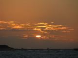 Coucher du soleil sur la plage