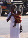 Woman and her baby