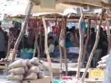 Stands of the market