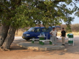 Picnic at a rest area
