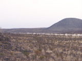 Passage of a truck in the plain