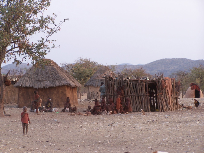 Himba village near Opuwo