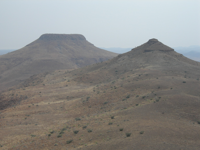 Truncated mountains