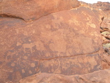 Engraved face