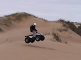 Manuel sur son quad