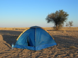 Camping sauvage près du Kuiseb Canyon