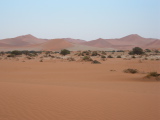 Paysage sur le chemin du Dead Vlei