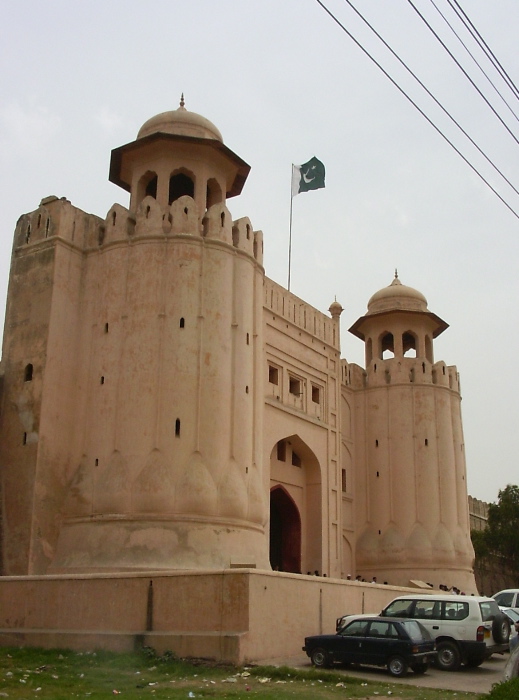 Entry gate to the fort