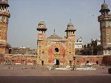 Entry gate seen from inside