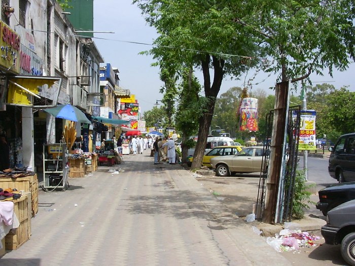 A shopping street