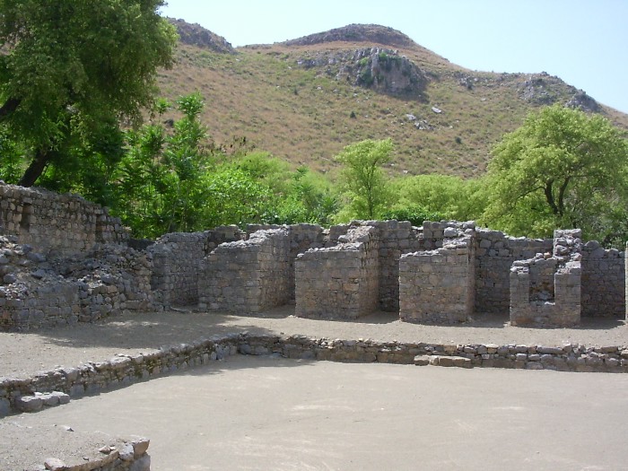 Vestiges of a Buddhist monastery