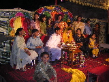 The bride with relatives